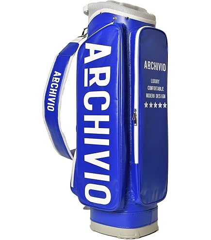 ARCHIVIO キャディバッグ 青 合成皮革 ARCHIVIO キャディバッグ 青 合成皮革